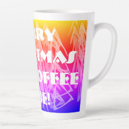 Taza De Café Latte ¡Feliz Navidad y tiempo de café!