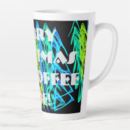 Taza De Café Latte ¡Feliz Navidad y tiempo de café!