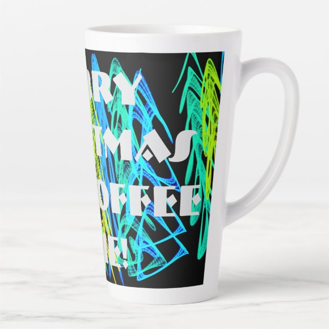 Taza De Café Latte ¡Feliz Navidad y tiempo de café! (Derecha)