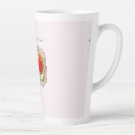 Taza De Café Latte Feminine Surrealism in Warm Tones