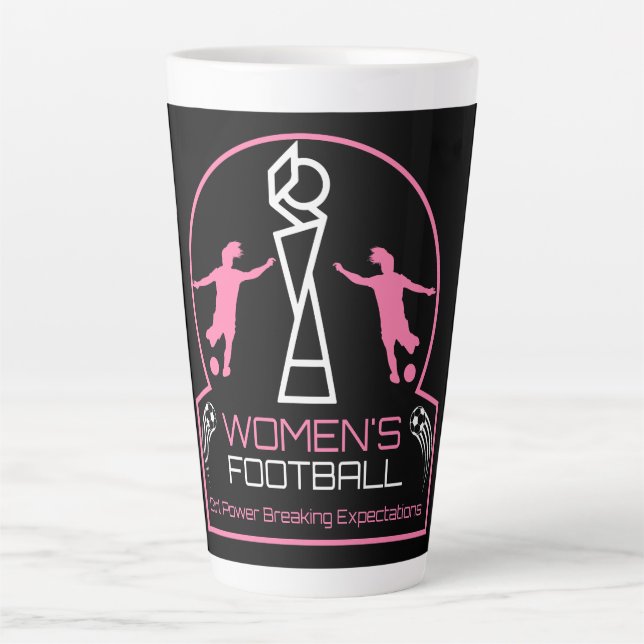 Taza De Café Latte Feminismo en el deporte femenino (Anverso)