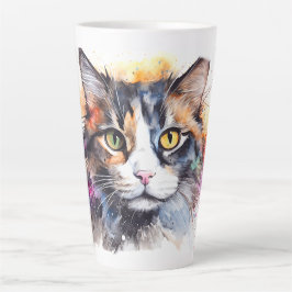 Taza De Café Latte Feral Calico #87