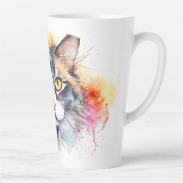 Taza De Café Latte Feral Calico #87