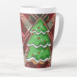 Taza De Café Latte Festive Christmas Tree with Cozy Winter Design gif