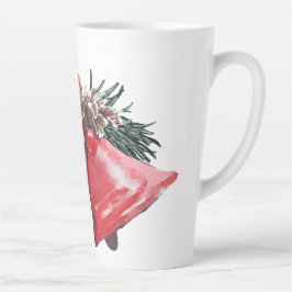 Taza De Café Latte Festividad de las campanas Latte Mug