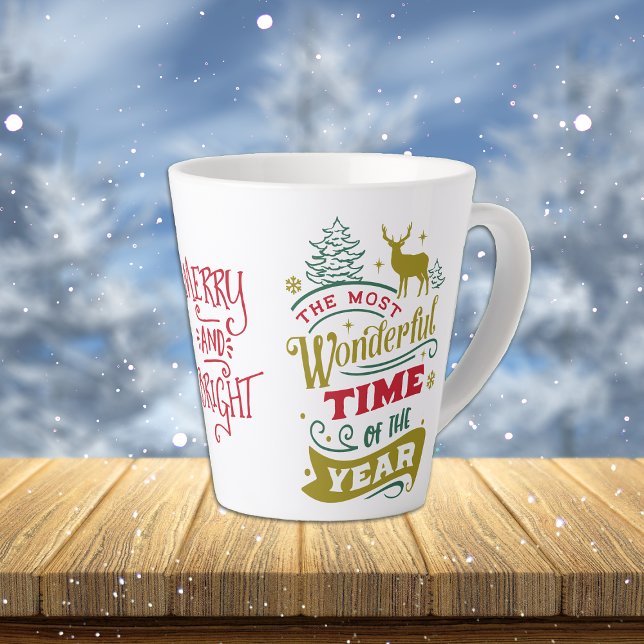 Taza De Café Latte Festividad en el tiempo más maravilloso (Subido por el creador)