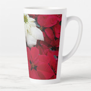 Taza De Café Latte Festividades de los Navidades de la posología blan