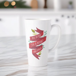 Taza De Café Latte Festividades Navidades
