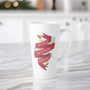 Taza De Café Latte Festividades Navidades