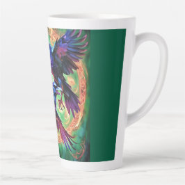 Taza De Café Latte Fiery Two Ravens