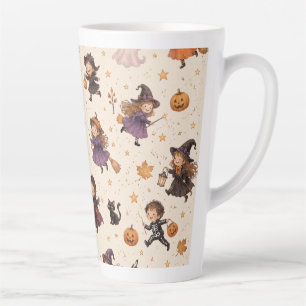Taza De Café Latte Fiesta de celebración de cumpleaños de Halloween S