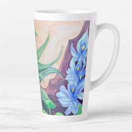 Taza De Café Latte Fiesta de estanques de plantas