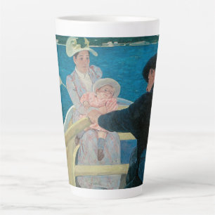 Taza De Café Latte Fiesta en un barco de Mary Cassatt, Arte fino vint