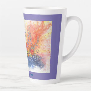 Taza De Café Latte Fiesta Petunia