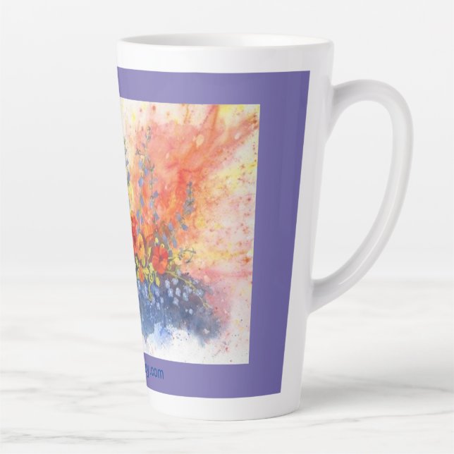 Taza De Café Latte Fiesta Petunia (Derecha)