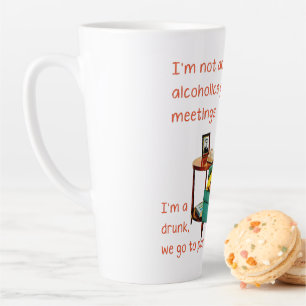 Taza De Café Latte Fiestas artísticos de SlipperyJoe regalos de orgul