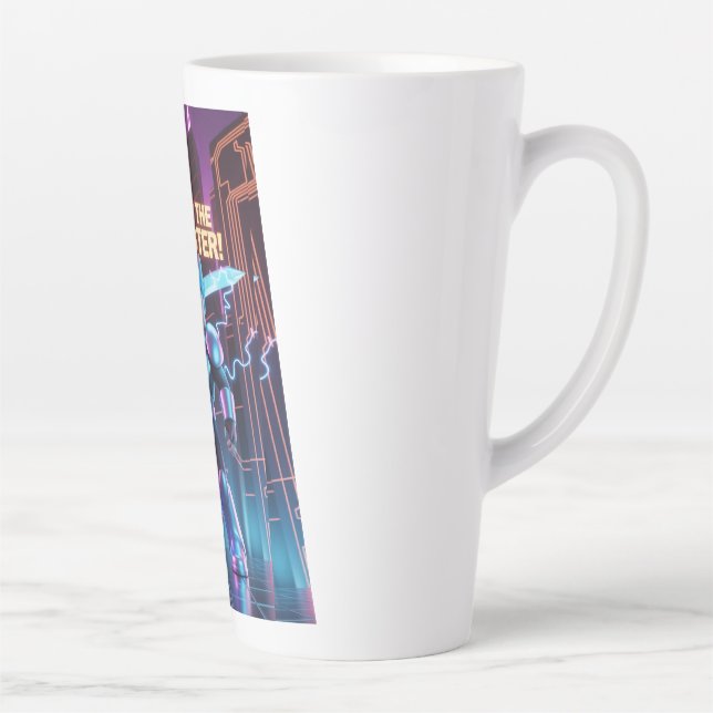 Taza De Café Latte Fight the monster  (Derecha)