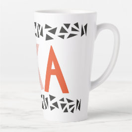 Taza De Café Latte Fika Colours Black