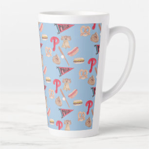 Taza De Café Latte Filadelfia Ciudad del Amor Fraternal Béisbol Acuar