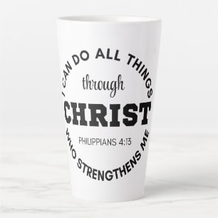 Taza De Café Latte Filipinas 4:13 Puedo hacer todas las cosas Scriptu