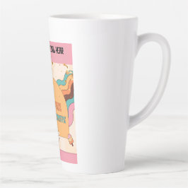 Taza De Café Latte 🎉 fin de año escolar con vibraciones retro y aleg