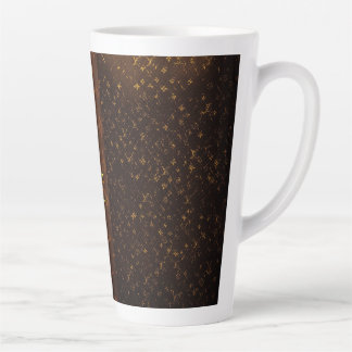 Taza De Café Latte Firma Latte Sips: LV Theme Mug