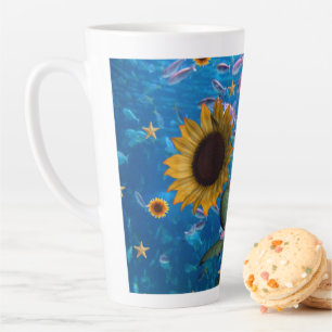 Taza De Café Latte Fish Latte Mug