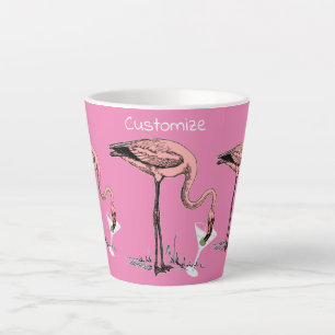 Taza De Café Latte Flamingo Beber Martini Thunder_Cove