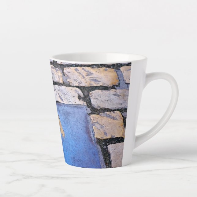 Taza De Café Latte Flecha amarilla (Derecha)