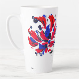 Taza De Café Latte Fleur éclatée