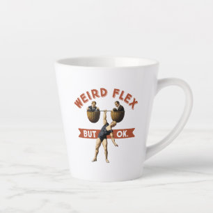 Taza De Café Latte Flexión Extraña Pero Está Bien