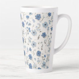 Taza De Café Latte Flor