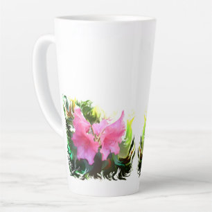 Taza De Café Latte Flor azalea