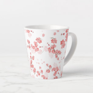 Taza De Café Latte Flor de cerezo 2