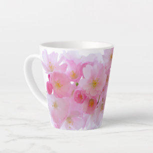Taza De Café Latte Flor de cerezo Latte Mug
