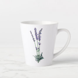 Taza De Café Latte Flor de lavanda Calm Mug