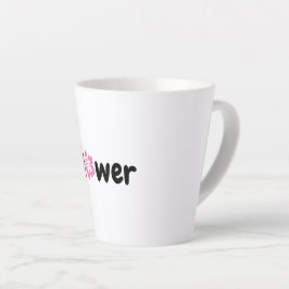 Taza De Café Latte Flor Latte Mug