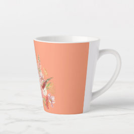 Taza De Café Latte Flor Latte Mug