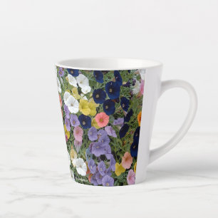 Taza De Café Latte Flores del Pórtico 2026