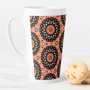 Taza De Café Latte Flores occidentales de otoño