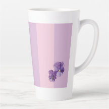 Flores Pansy Latte Mug