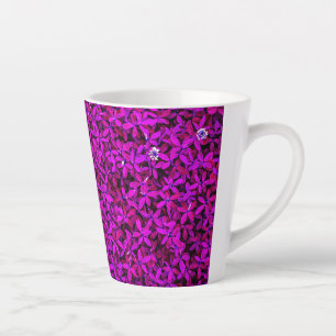Taza De Café Latte Flores puras