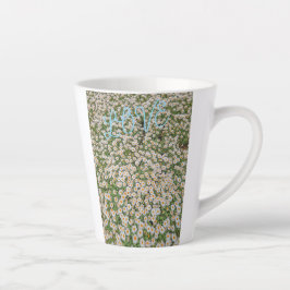Taza De Café Latte flower　