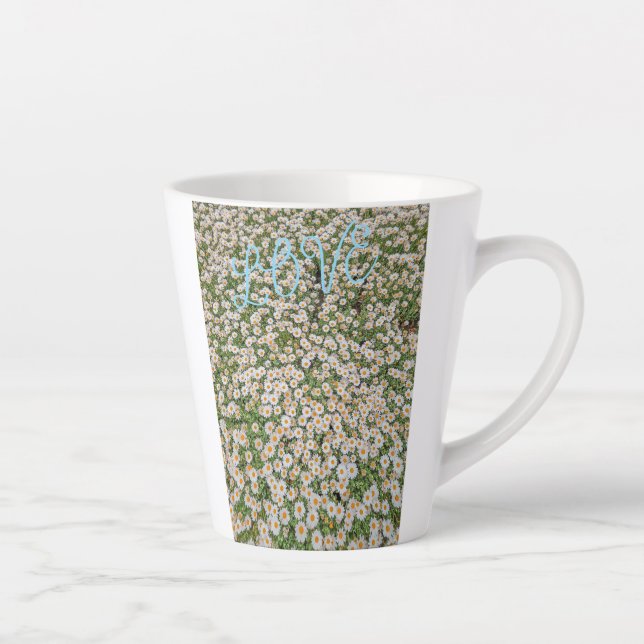 Taza De Café Latte flower　 (Derecha)