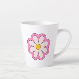 Taza De Café Latte Flower