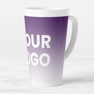 Taza De Café Latte Fondo de cualquier color Gradiente blanco y su l