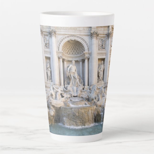 Taza De Café Latte Fontana de Trevi (Anverso)