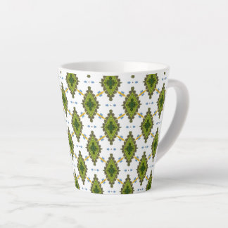Taza De Café Latte Forma de diamante transparente