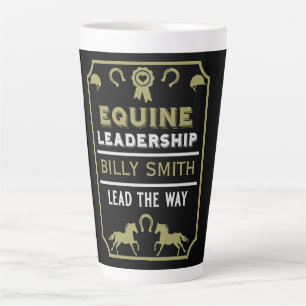 Taza De Café Latte Formación de liderazgo ecuánime