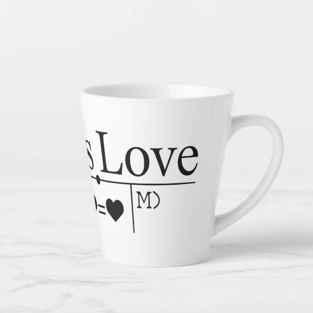 Taza De Café Latte Fórmula de amor de mamá 02 (Derecha)